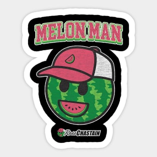 Ross Chastain Charcoal Melon Man Logo Sticker